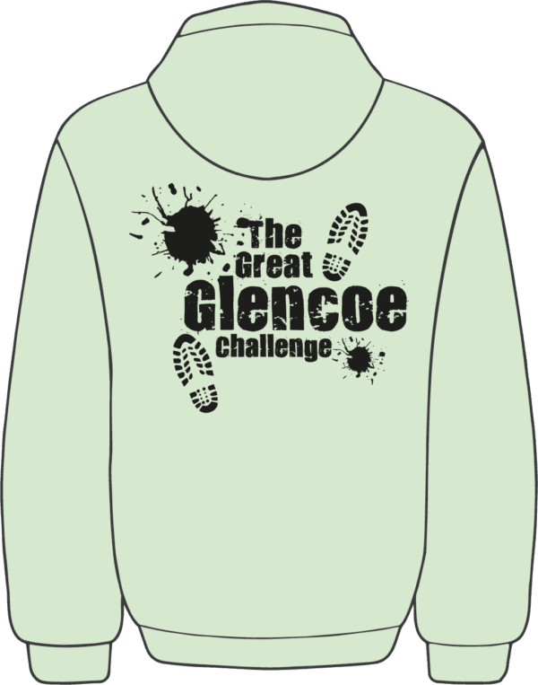 The Great Glencoe Challenge - Mist Green Urban Hoodie - Image 6